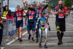 Robot loopt wedstrijd